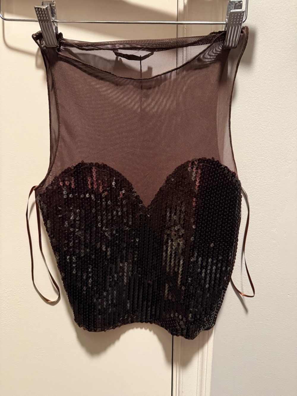 Zara Sequin Top